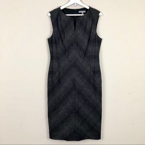 Classiques Entier Tweed Wool Blend Sheath Dress